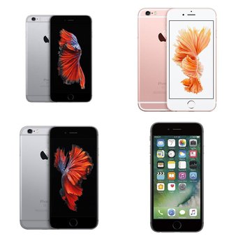 22 Pcs – Apple iPhone 6S – Refurbished (GRADE A – Unlocked) – Models: MN1E2LL/A, 3C109LL/A,, MKRQ2LL/A, MKRL2LL/A