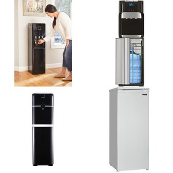 12 Pallets – 101 Pcs – Bar Refrigerators & Water Coolers, Freezers, Refrigerators – Customer Returns – Primo Water, HISENSE, Primo, Galanz