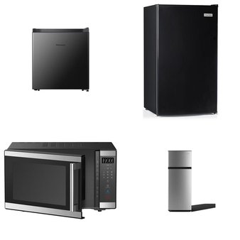 Pallet – 12 Pcs – Refrigerators, Microwaves, Freezers – Customer Returns – Hamilton Beach, HISENSE, Igloo, ELEMENT
