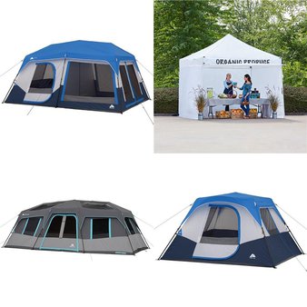 Pallet – 12 Pcs – Camping & Hiking – Customer Returns – Ozark Trail, Ozark, Coleman
