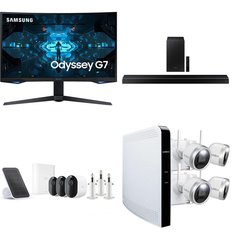 Pallet - 42 Pcs - Monitors, Speakers, Security & Surveillance, Powered - Damaged / Missing Parts / Tested NOT WORKING - Samsung, MSI, Night Owl, Jetson