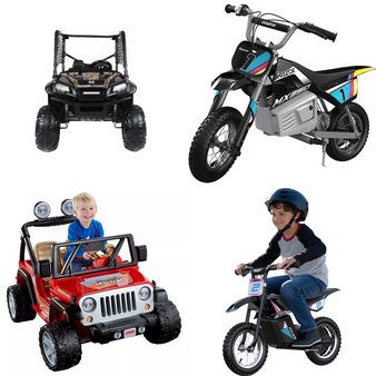 Pallet – 6 Pcs – Vehicles, Outdoor Sports – Customer Returns – Realtree, Razor, Power Wheels, Paw Patrol