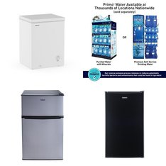 Pallet - 6 Pcs - Bar Refrigerators & Water Coolers, Refrigerators, Freezers - Customer Returns - Galanz, Primo International, HISENSE