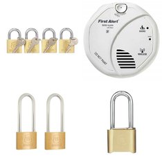 Pallet - 595 Pcs - Home Security & Safety, Hardware, Safes - Customer Returns - Brinks, Brink's, Hampton Products, First Alert