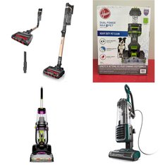 Pallet - 14 Pcs - Vacuums - Damaged / Missing Parts / Tested NOT WORKING - Hoover, Bissell, Shark, Shark Navigator