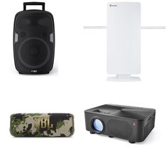Pallet - 61 Pcs - Portable Speakers, Accessories, Projector, In Ear Headphones - Customer Returns - Antop, onn., Onn, Altec Lansing