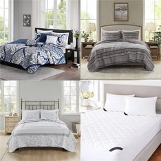 Pallet - 37 Pcs - Sheets, Covers and Toppers - Mixed Conditions - Private Label Home Goods, Madison Park, Home Essence Apartment, LUCID