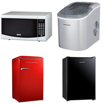 Pallet – 15 Pcs – Microwaves, Bar Refrigerators & Water Coolers – Customer Returns – RCA, Galanz, Frigidaire, WESTINGHOUSE