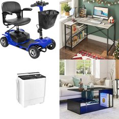 Pallet – 6 Pcs – Unsorted, Canes, Walkers, Wheelchairs & Mobility, Office, Laundry – Customer Returns – 1inchome, Bestier, Costway, Hommpa