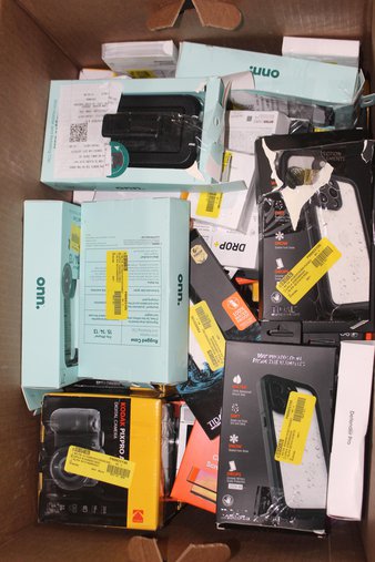 1 Parcel Box – 46 Pcs – Cases, Other – Untested Customer Returns – Major Retailer