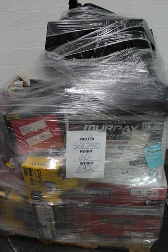 Pallet – 48 Pcs – Power, Automotive Accessories – Customer Returns – Stanley, Everstart Maxx