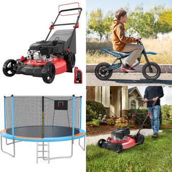 Pallet – 12 Pcs – Exercise & Fitness, Cycling & Bicycles, Mowers, Unsorted – Customer Returns – PowerSmart, SEGMART, Funtok, Hyper Toys