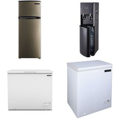 Pallet - 6 Pcs - Bar Refrigerators & Water Coolers, Refrigerators, Freezers - Customer Returns - Primo Water, Thomson, Primo, Frigidaire