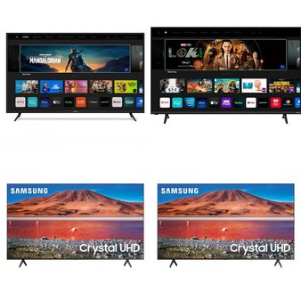 36 Pcs – LED/LCD TVs – Refurbished (GRADE A, GRADE B) – Samsung, VIZIO, LG, Onn