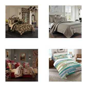 12 Pallets – 1497 Pcs – Curtains & Window Coverings, Bedding Sets, Decor, Blankets, Throws & Quilts – Like New or New Customer Returns – JC Penney