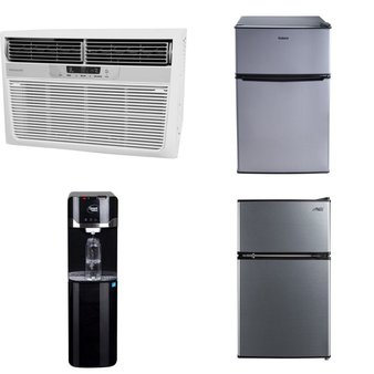 Pallet – 7 Pcs – Bar Refrigerators & Water Coolers, Refrigerators, Air Conditioners – Customer Returns – Arctic King, Galanz, Frigidaire, Primo