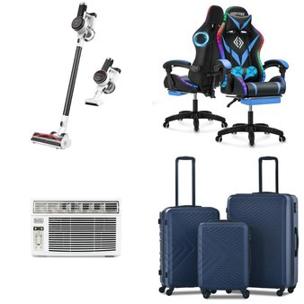 Pallet – 13 Pcs – Luggage, Unsorted, Vacuums, Air Conditioners – Customer Returns – Travelhouse, Tripcomp, BLACK & DECKER, Ginza Travel