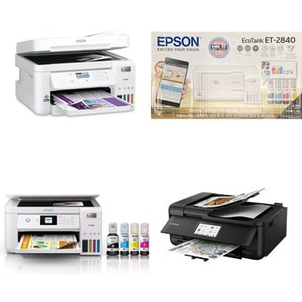 Pallet – 22 Pcs – Inkjet, All-In-One, Drones & Quadcopters Vehicles, Unsorted – Customer Returns – EPSON, HP, Canon, Pixma