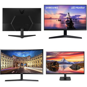 6 Pallets – 286 Pcs – Monitors – Customer Returns – Onn, LG, ACER, Samsung