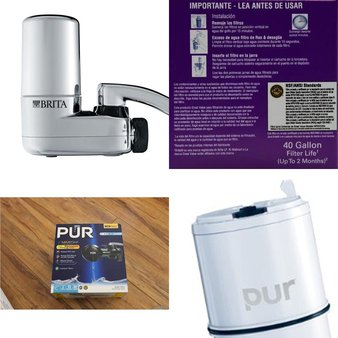 Pallet – 174 Pcs – Kitchen & Dining, Kitchen & Bath Fixtures, Hardware, Humidifiers / De-Humidifiers – Customer Returns – PUR, Brita, Kaz, Great Value