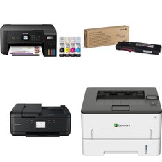CLEARANCE! Pallet - 75 Pcs - Ink, Toner, Accessories & Supplies, Cordless / Corded Phones, All-In-One - Open Box Customer Returns - Canon, VTECH, HP, Merkury Innovations