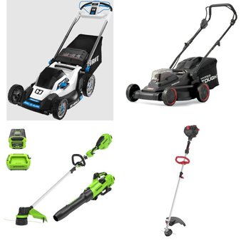 Pallet – 11 Pcs – Trimmers & Edgers, Mowers, Unsorted – Customer Returns – Hyper Tough, GreenWorks, Hart