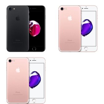 8 Pcs – Apple iPhone 7 – Refurbished (GRADE A – Unlocked) – Models: MN8G2LL/A, MN8P2LL/A, MN8K2LL/A