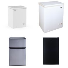 Pallet - 7 Pcs - Refrigerators, Freezers, Bar Refrigerators & Water Coolers, Ice Makers - Customer Returns - Galanz, Frigidaire, HISENSE, Igloo