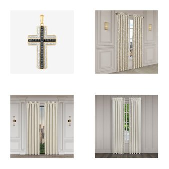 3 Pallets – 224 Pcs – Curtains & Window Coverings, Kitchen & Dining, Bedding Sets, Decor – Like New or New Customer Returns – JC Penney