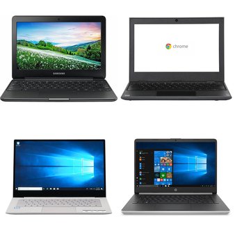25 Pcs – Laptop Computers – Refurbished (GRADE A, GRADE B – No Power Adapter) – Samsung, Onn, LENOVO, HP