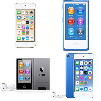 52 Pcs – Apple iPods – Refurbished (GRADE C) – Models: MKH02LL/A, MKN52LL/A, MKN02LL/A, MKH22LL/A