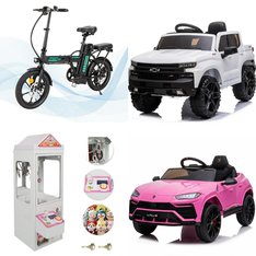 Pallet – 12 Pcs – Vehicles, Powered, Outdoor Sports, Game Room – Customer Returns – UHOMEPRO, EVERCROSS, Funtok, JORUGUNA