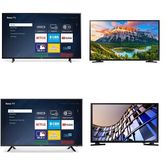 5 Pcs – LED/LCD TVs – Refurbished (GRADE A, GRADE B) – Samsung, Sanyo, TCL