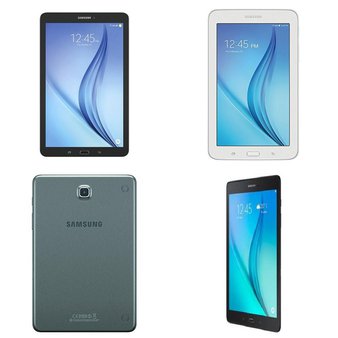 55 Pcs – Samsung Galaxy Tablets – Tested Not Working – Models: SM-T560NZKUXAR, SM-T350NZAAXAR, SM-T113NDWAXAR, SM-T280NZKAXAR
