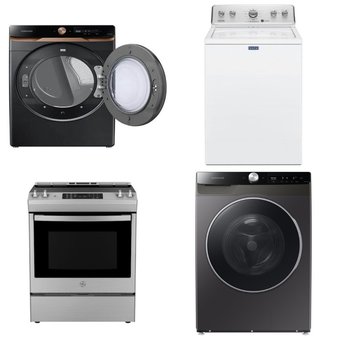 4 Pcs – Laundry – Open Box Like New – Samsung, GE, Maytag