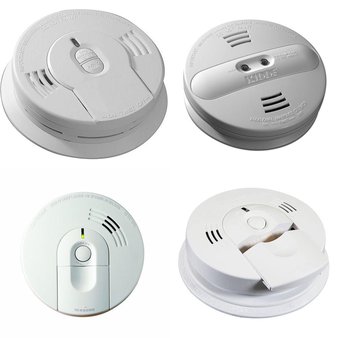 37 Pcs – Smoke Alarms & CO Detectors – Customer Returns – Kidde