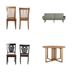 Pallet - 9 Pcs - Living Room, Dining Room & Kitchen - Mixed Conditions - Asstd National Brand, Convenience Concepts, Linon Home, Hillsdale Furniture