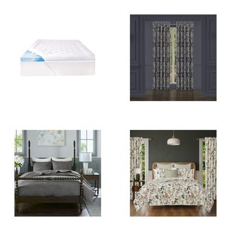 6 Pallets – 513 Pcs – Curtains & Window Coverings, Rugs & Mats, Bedding Sets, Kitchen & Dining – Like New or New Customer Returns – JC Penney
