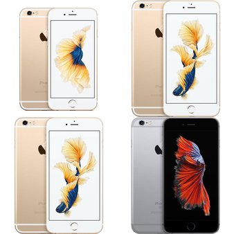 10 Pcs – Apple iPhone 6S – Refurbished (GRADE B – Unlocked – Original Box) – Models: MKW72LL/A, 3A510LL/A, MKW92LL/A, 3A550LL/A – Smartphones
