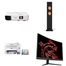 Pallet - 27 Pcs - Vacuums, Speakers, Monitors, Home Theatre In a Box - Customer Returns - onn., Samsung, Hoover, Klipsch
