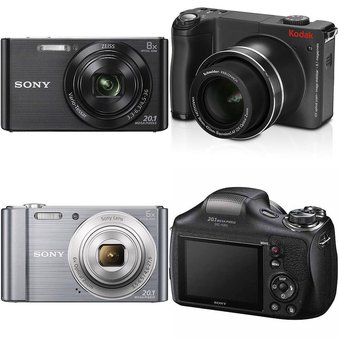 Pallet – 547 Pcs – Point & Shoot Cameras – Sony, Canon, Nikon, Kodak – Untested Customer Returns