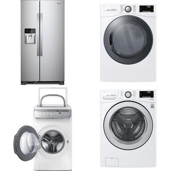 7 Pcs – Laundry, Refrigerators, Ovens / Ranges – Used – WHIRLPOOL, LG, Samsung, EveryDrop