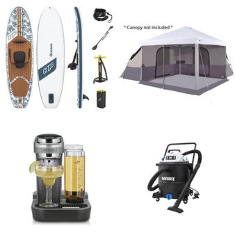 Pallet – 12 Pcs – Camping & Hiking, Exercise & Fitness, Vacuums, Humidifiers / De-Humidifiers – Customer Returns – Ozark Trail, Mainstays, Hart, AirZone