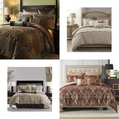 6 Pallets - 404 Pcs - Curtains & Window Coverings, Bedding Sets, Sheets, Pillowcases & Bed Skirts, Blankets, Throws & Quilts - Mixed Conditions - Eclipse, Madison Park, Fieldcrest, Elrene Home Fashions