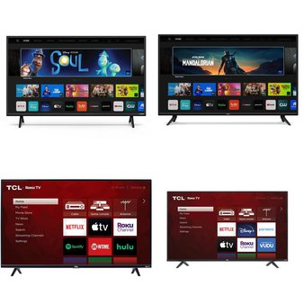 90 Pcs – LED/LCD TVs – Refurbished (GRADE A, GRADE B) – VIZIO, TCL, Samsung, Onn