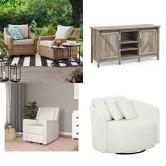 Pallet - 9 Pcs - Bedroom, Patio, Living Room, TV Stands, Wall Mounts & Entertainment Centers - Overstock - Better Homes & Gardens, Mainstays