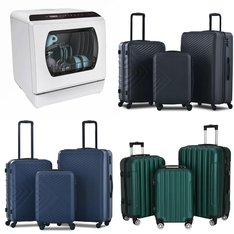 Pallet - 9 Pcs - Unsorted, Luggage, Dishwashers, Air Conditioners - Customer Returns - Travelhouse, Hermitlux, Zimtown, AGLUCKY
