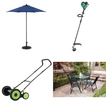 Pallet – 11 Pcs – Accessories, Patio – Customer Returns – HomeTrends, Mainstay’s, Weed Eater, Better Homes & Gardens
