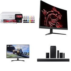 Pallet - 38 Pcs - Speakers, Monitors, Networking, Portable Speakers - Customer Returns - onn., Onn, LG, Samsung