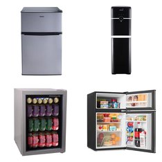 Pallet - 6 Pcs - Bar Refrigerators & Water Coolers - Customer Returns - Galanz, Frigidaire Professional, Primo Water